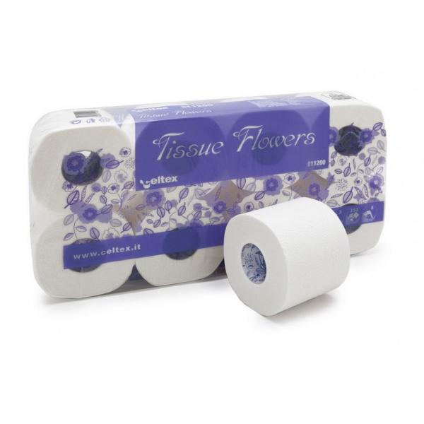 Celtex Tissue Flower toalettpapír 3 réteg, celluló 1.