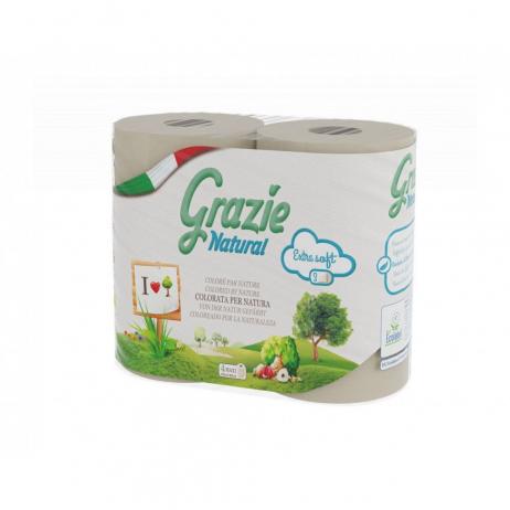 Lucart GRAZIE NATURAL háztartási toalettpapír, 3 r 1.