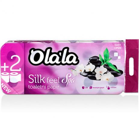 Olala Silk Feel Spa toalettpapír 3 rétegű fehér 15 1.