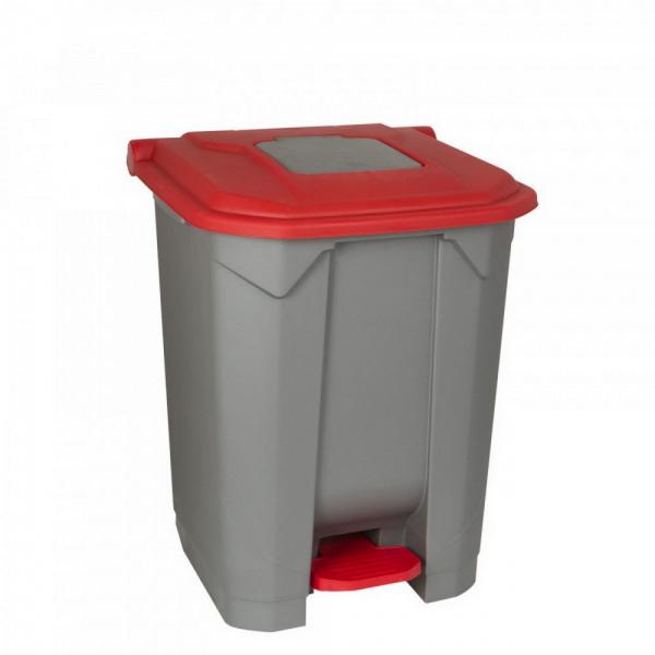 Szelektív hulladékgyűjtő konténer, műanyag, pedálo 1.