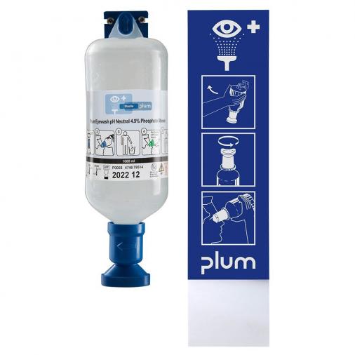 Plum szemkimosó állomás 1 flakonnal 1x1000ml pH ne 1.