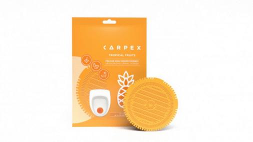 Piszoár illatosító rács Carpex, tropical (narancss 1.