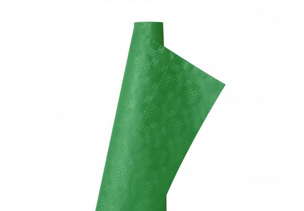 Infibra asztalterítő damask 1 rétegű 1,2x7m, zöld, 1.