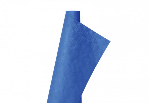 Infibra asztalterítő damask 1 rétegű 1,2x7m, kék,  1.