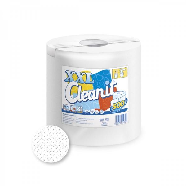Cleanit XXL 500 lapos papírtörlő 2 rétegű cellulóz 1.