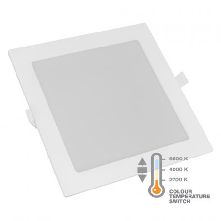 LED panel beépíthető négyzet 24W 2700/4000/6500K 1.