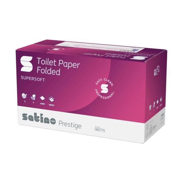 Satino Wepa Prestige hajtogatott toalettpapír cell 1.